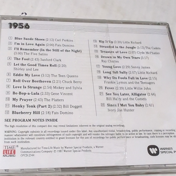 The Rock’n Roll Era 1956 Cd New Factory Sealed - Picture 3 of 3